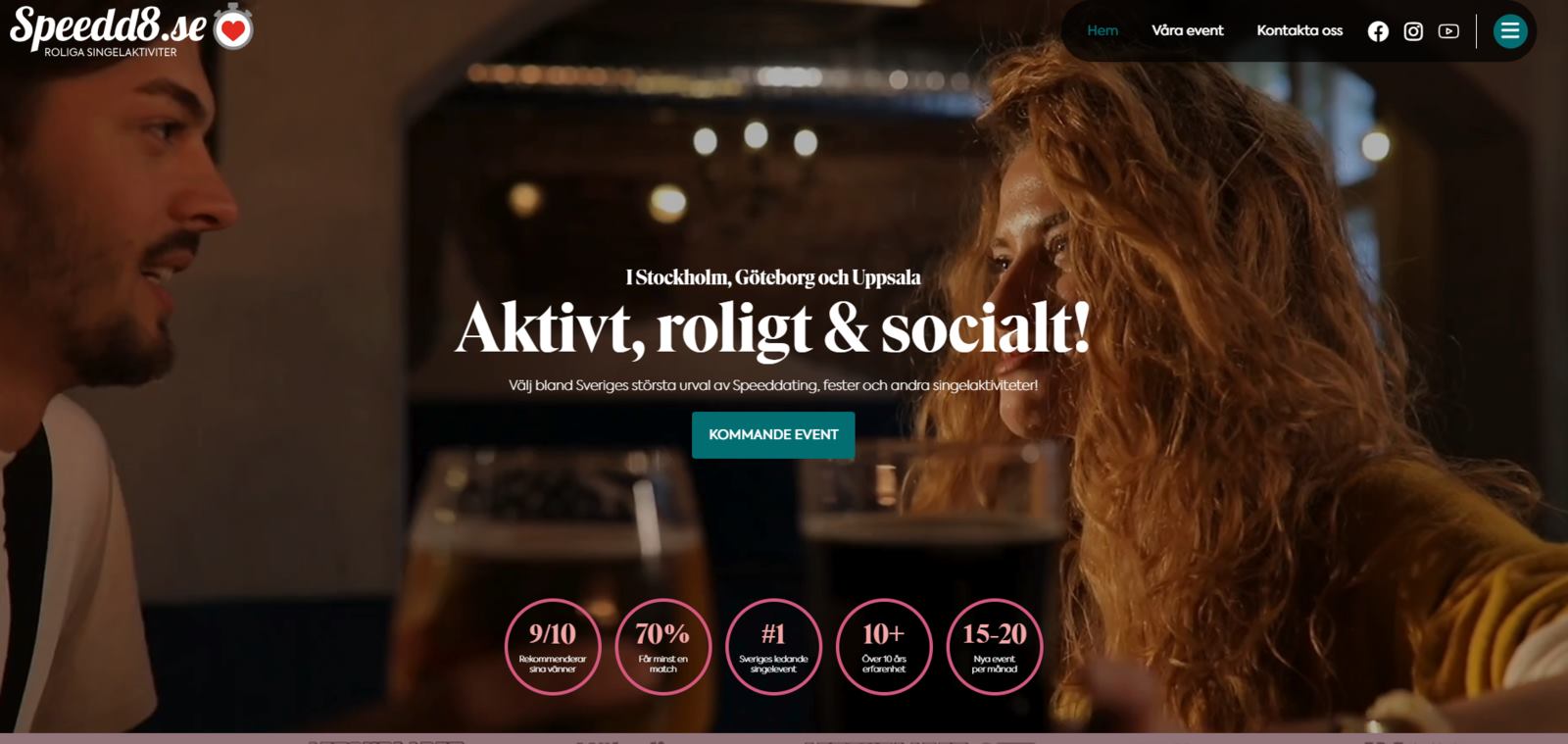 SpeedD8, sajt byggd av NoFrame